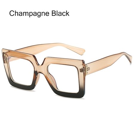 Blå Lys Briller Store Svarte Briller CHAMPAGNE SVART CHAMPAGNE