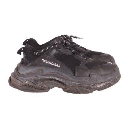 Balenciaga Vintage Sneakers Sort, Dame Vintage Sko, Størrelse: 38 EU