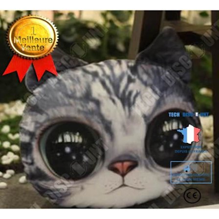 TD 3D Cat Cushion Creative Söt presenthem Bekvämt