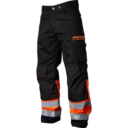 Vidar Workwear V500552C046 Arbetsbyxa orange/svart C46, Arbetskläder