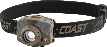 Coast FL65 Hodelykt kamuflasje, l415, Belysning