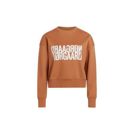 Mads Nørgaard 201080 Sweatshirt Brun, Dame Sweatshirts