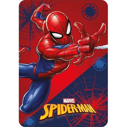 Spiderman Strike fleecefilt 100x140 cm