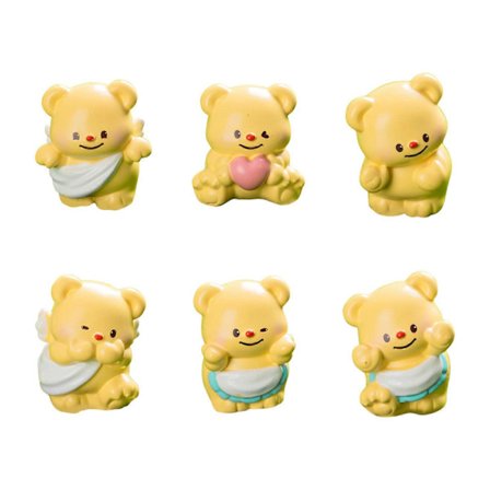 Mjölk Smör Björn Överraskningslåda Figur Tecknad Barn Semester Skrivbordsdekoration Gåva[D]