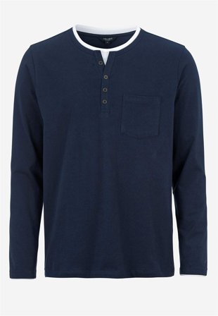 Cellbes of Sweden - Langærmet t-shirt i marine til herrer i størrelse 8XL