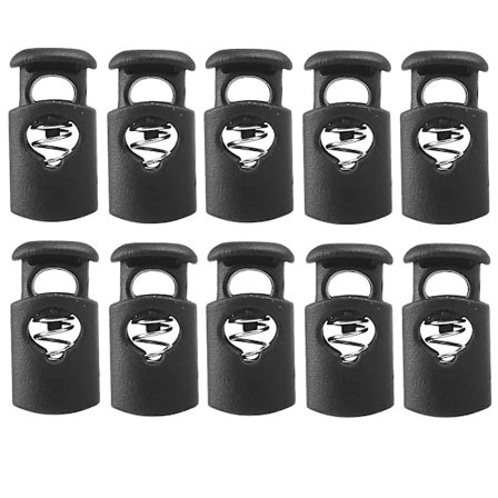 sæt plast snørelås stopknapper snørelås clip snoretræk stop fjederlås