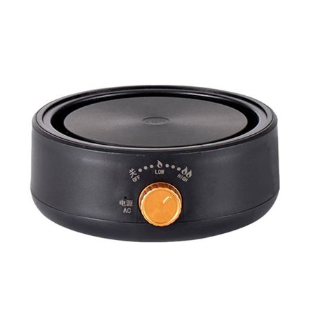 Multifunktionel Mini Elektrisk Kogeplade Hurtig Opvarmning Anti Tør Forbrænding 220V Sort Kontor Hjemmebrug