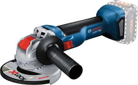 Bosch GWX 18V-10 Akkukulmahiomakone ilman akkua ja laturia, Koneet