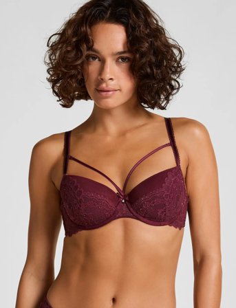 Hunkemöller Isadora Pd - Burgundy - C x 80