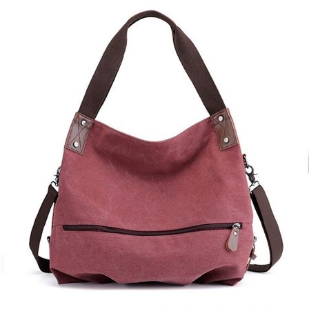 Dametasker, 3 Konvertible Canvas Vintage Skuldertasker Håndtasker