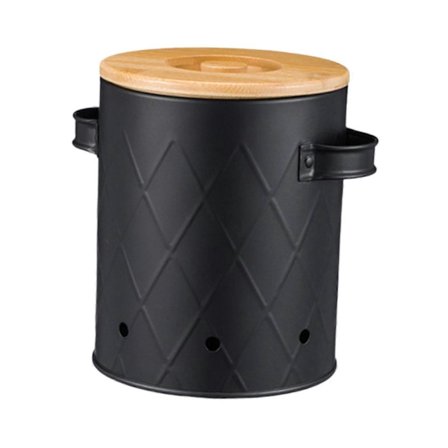 Potatislåda Matförvaringsbehållare med Lock Grönsaksförvaringslåda Köksförvaringsburk för Skafferi Bänkskiva