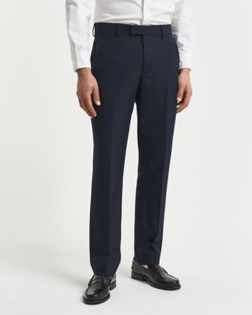 GANT Herren Slim Fit Club Anzughose (46) Blau