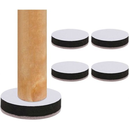 Huonekalujen jalat, 8 kpl huonekalujen tukijalkoja, itseliimautuvat raskaat huonekalujen korokkeet, sohvalle kaapille toimistoon (L60 x K16,5 mm, 