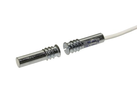 Alarmtech MC 240-P2,2K Magnetkontakt 1 åbningsstik, indbygget modstand 2.2K ohm, Alarm & sikkerhed