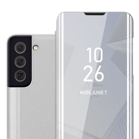 Skyddande skal för Samsung Galaxy S22 i AGAT ARGENT med spegel