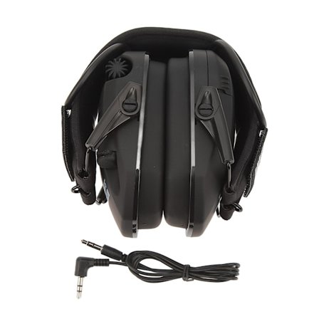 Støjreducerende ørevarmere med blød polstring, foldbar høreværn til udendørs brug