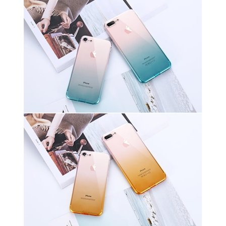 Gradient färgade Silikon TPU-Skal till iPhone 7/8 - fler färger