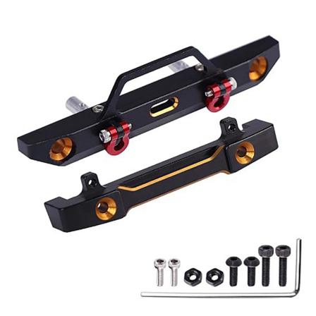Paket Med 2 Rc Auto Främre Bakre Stötfångardelar Ersättning För Axial