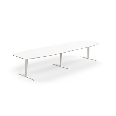 Conference table NOVUS, 4000x1200 mm, white