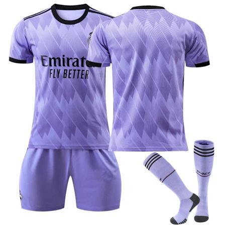 Ny sesong 2022-2023 Real Madrid fotballdrakt fotballuniformer Unummerert Unnumbered S
