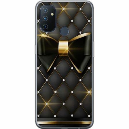 Oneplus Nord N100 Genomskinligt Skal Gyllene Rosett
