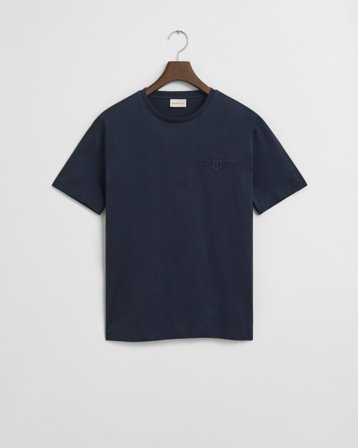 GANT Herren Tonal T-Shirt (M) Marineblau
