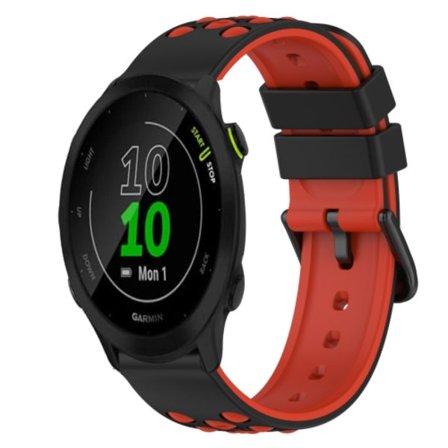 För Garmin Forerunner 55 20mm tvåfärgad watch