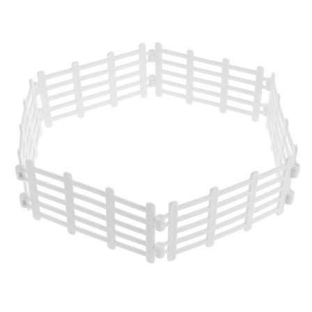 50 stk. Plantedekoration Minihegn Bondegårdshegn Legetøj Plantepotte Kanthegn Plastik Havehegn Legetøj