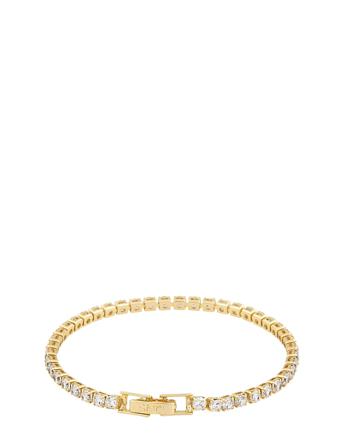 Siri St Brace G/Clear Accessories Jewellery Bracelets Chain Bracelets Gold SNÖ Of Sweden