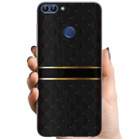 Huawei P Smart Tpu Mobilskal Golden Stripes