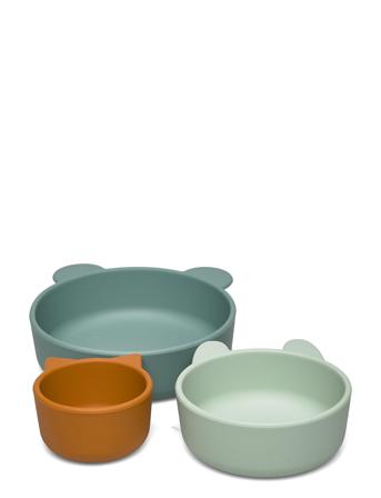 Eddie Bowls 3-Pack Liewood Green
