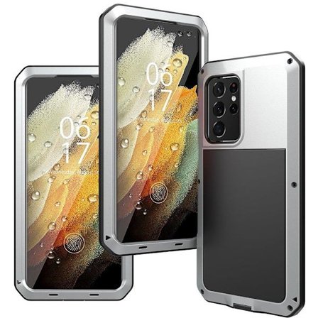 Samsung Galaxy S21 Ultra - Stötdämpande Aluminium Skal