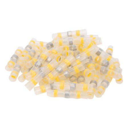 50 kpl lämpökutistuvia juotosliittimiä, tiivistettyjä jatkojohtoliittimiä, vedenpitävä suojaputki