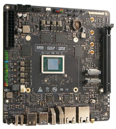 ALLNET Radxa RADXA Orion O6 AI Board - 2x 5GbE Lan, 12 Cores, NPU 30Tops, Arm Immortals G720, RS600-D16H1MOW0, 16GB RAM