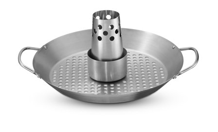 Austin and Barbeque AABQ - Chicken Roster Grill Basket - Kycklingställ med grillkorg i rostfritt stål