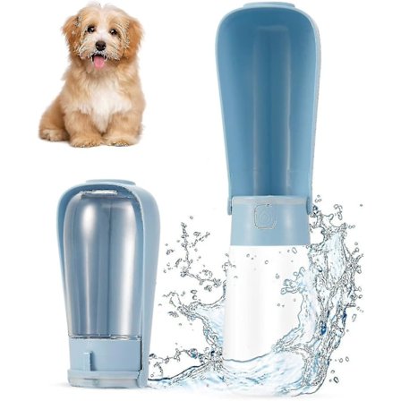 Koiran Juomapullo Vedenpullo, 420ml Vuotamaton Taitettava Kannettava Lemmikki Kissat