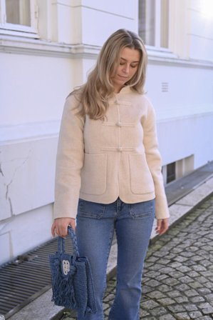 Phoebe Wool Jacket Wheat M