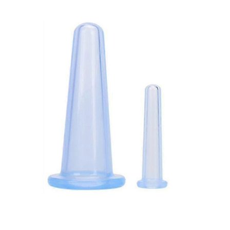 Betterlifefg-silikon Koppningsterapi Set Vakuummassage Koppningskit Anti-cellulit Koppning Ansikte Kropp Koppning För Cirkulationsstimulering, 2 