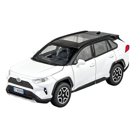 Modellbil 1/32 Rav4 Legering Diecast Samleobjekt Lekebil Med Lys Og Lyd Lekebil Dør Kan Åpnes For Gutter Barn Småbarn Gave