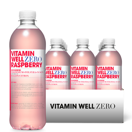 12 x Vitamin Well Zero Vitamindryck 500 ml