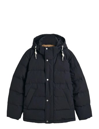 Heavy Down Jacket Black GANT
