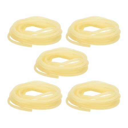 5 st Naturlatex Gummi Tourniquet Tub 5m 6x9mm Förtjockad Elastisk Slang