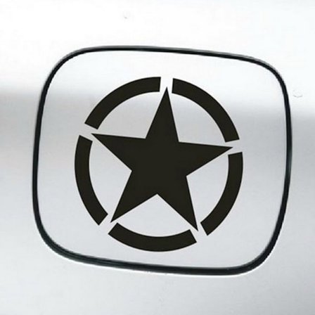 2 stk. Morsomme Stjernebilklistremerker Bil Drivstofftanklokk Klistremerker
