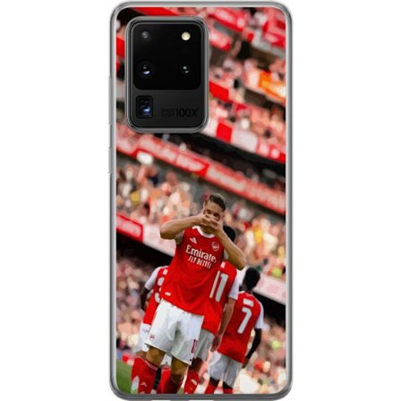 Kompatibelt Mobildeksel til Samsung Galaxy S20 Ultra Arsenal fotball – Martin Ødegaard målfeiring i rød drakt