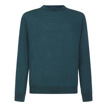 Mauro Grifoni, Round-neck Knitwear Groen, Heren, Maat:L