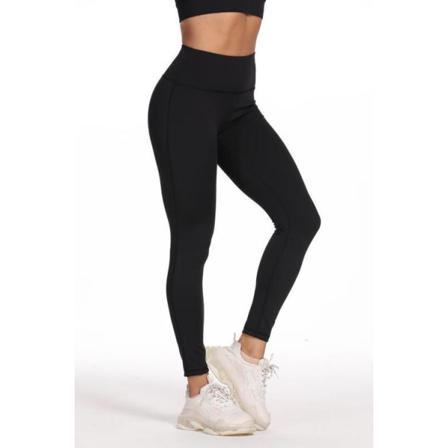 Leggings Med Hög Midja Svart Black M