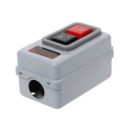 Tbsn-315 AC 380V 15A 2.2kW På/Av 3-Fase Selvlåsende Strøm Trykknapp Bryter-dwdz