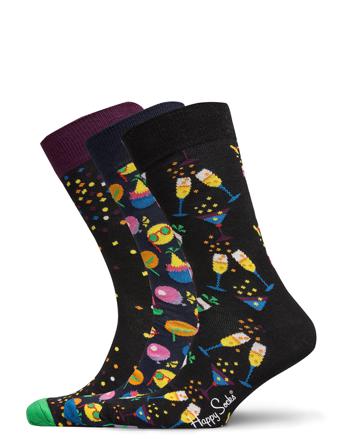 3-Pack Celebration Socks Gift Set Underwear Socks Regular Socks Multi/mønstret Happy Socks