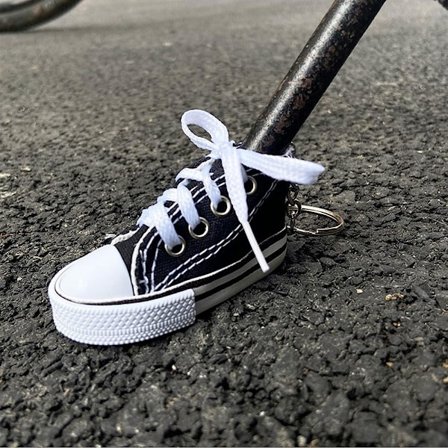 Motorcykel Stöd Fot Stödplatta BLÅ