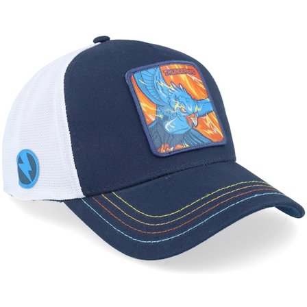 Capslab - Blå trucker Caps - Fantastic Beasts Thunderbird White/Blue A-Frame Trucker @ Hatstore